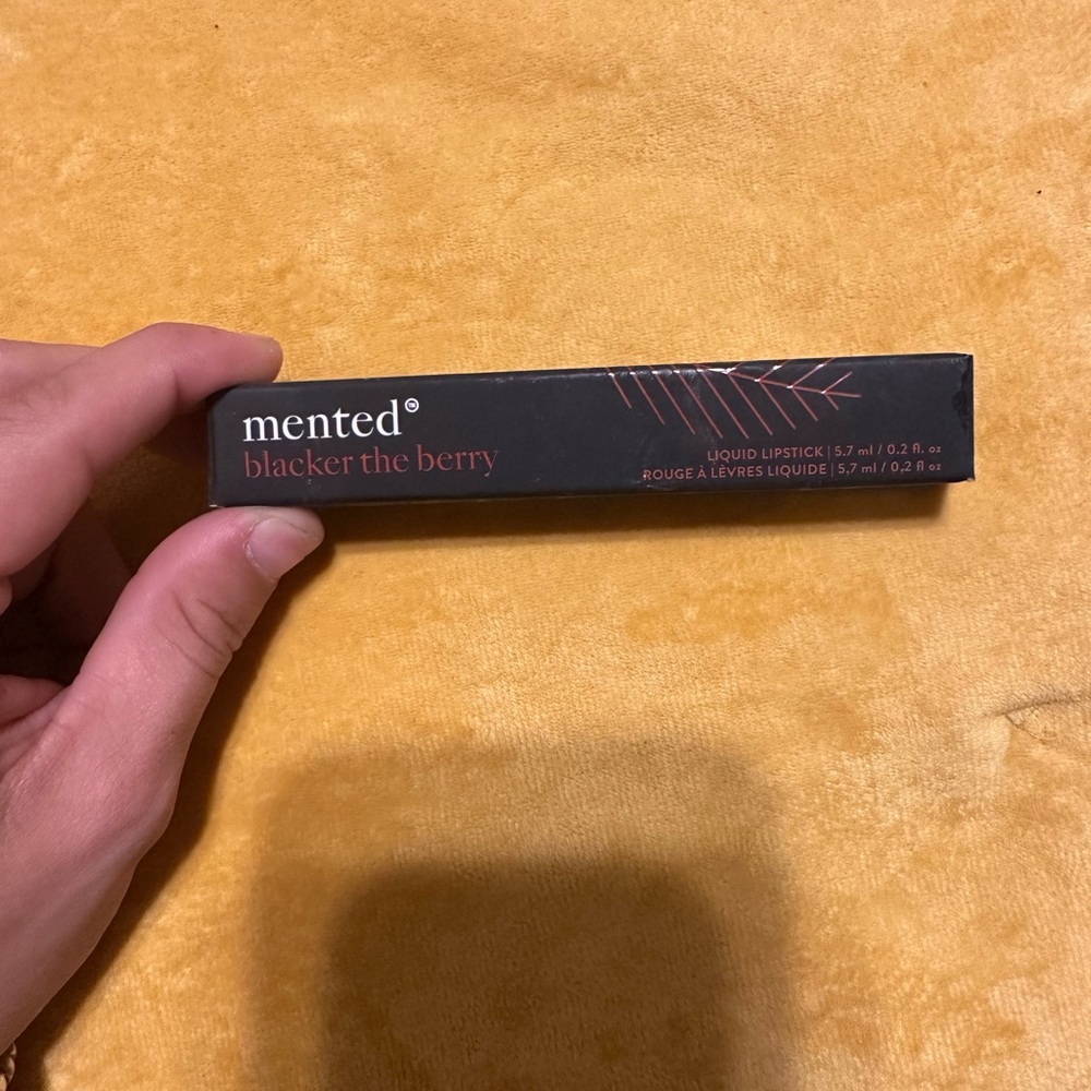 Mented “blacker the berry” liquid lipstick